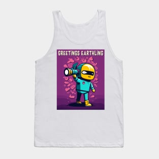 Greetings Earthling Tank Top